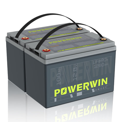POWERWIN BT200 12.8V 200Ah LiFePO4 Battery 2PCS